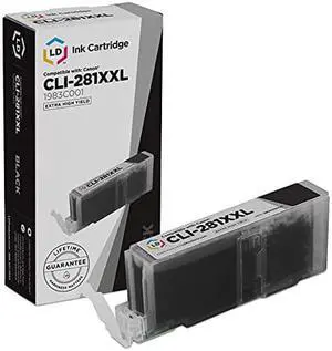LD Compatible Ink Cartridge Replacement for Canon 281 CLI-281XXL 1983C001 Super High Yield 281 Ink Cartridges for Canon Printers PIXMA TS8120 TS8220 TS9120 TS9520 TS6320 TS9521C (Black) LD Compatible Ink Cartridge Replacement for Canon 281 CLI-281XXL 1983C001 Super High Yield 281 Ink Cartridges for Canon Printers PIXMA TS8120 TS8220 TS9120 TS9520 TS6320 TS9521C (Black)