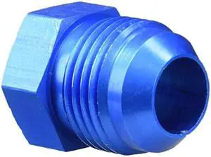 Aeroquip FCM3716 Blue Anodized Aluminum -10AN Flare Plug