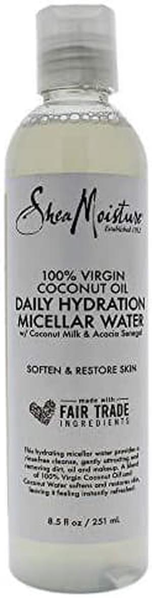 Shea Moisture 100 Percent Virgin Coconut Oil Daily Hydration Micellar Water, 8.5 Ounce