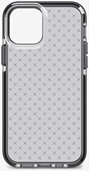 tech21 Evo Check Phone Case for Apple iPhone 12 and 12 Pro 5G with 12 ft Drop Protection, Smokey/Black