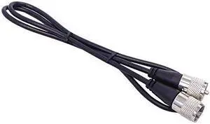 Kalibur 3 RG58A/U PLUG TO PLUG COAX ASSEMBLY (BLACK)