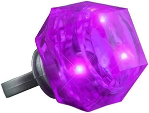 blinkee Huge Gem Ring Purple Assorted Shapes blinkee Huge Gem Ring Purple Assorted Shapes