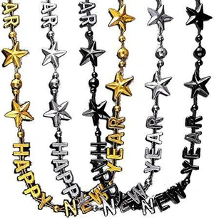 blinkee Happy New Year Bead Necklaces blinkee Happy New Year Bead Necklaces
