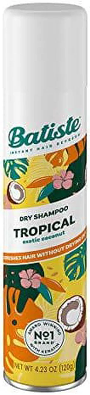Batiste Dry Shampoo, Tropical, 6.73 Ounce (Packaging May Vary) Batiste Dry Shampoo, Tropical, 6.73 Ounce (Packaging May Vary)