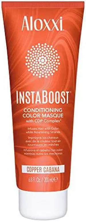 ALOXXI InstaBoost color Depositing conditioning Masque (copper cabana) - Instant Temporary Hair color Dye - Hair color Masque for Deep conditioning - Paraben & gluten-Free - copper cabana - 68 Fl Oz