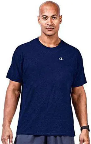 Champion Big & Tall Mens Short Sleeve Jersey Tee Navy