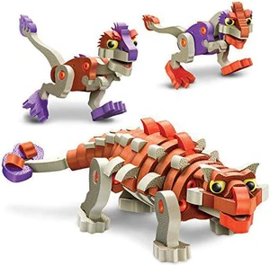 Bloco Toys Ankylosaur & Young Raptors | STEM Toy | Jurassic Dinosaurs | DIY Building Construction Set (200 Pieces) Bloco Toys Ankylosaur & Young Raptors | STEM Toy | Jurassic Dinosaurs | DIY Building Construction Set (200 Pieces)