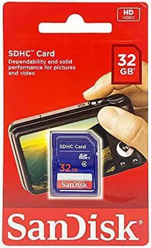 SanDisk 32GB SDHC Flash Memory Card SDSDB-032G-B35
