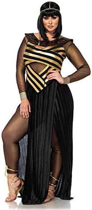 Leg Avenue Womens Costume, Gold/Black, 1X / 2X