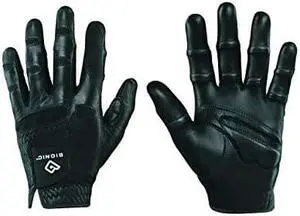 Bionic GGNBMRM Mens StableGrip with Natural Fit Black Golf Glove, Right Hand, Medium