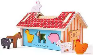 Bigjigs Toys Farmhouse Sorter Bigjigs Toys Farmhouse Sorter