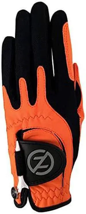 Zero Friction Junior Golf Gloves, Left Hand, One Size, Orange