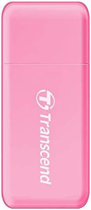 Transcend USB 3.1 SDHC/SDXC/ microSDHC/SDXC Card Reader, TS-RDF5R (Pink)