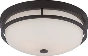 Nuvo Lighting 60/5586 Two Light Flush Mount, Bronze/Dark Nuvo Lighting 60/5586 Two Light Flush Mount, Bronze/Dark