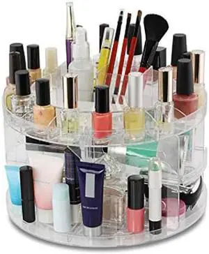 Cosmetic Organizer Carousel Clear Acrylic - Total Vision