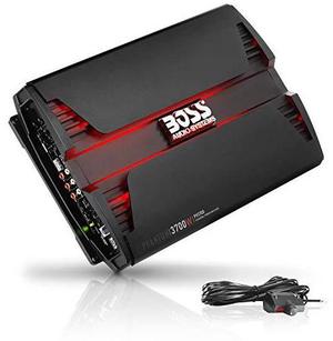 BOSS Audio Systems PV3700 5 Channel Car Amplifier  Phantom Series, 3700 Watts, Full Range, Class A-B, 2-4 Ohm Stable, Mosfet Power Supply, Bridgeable, Remote Subwoofer Control