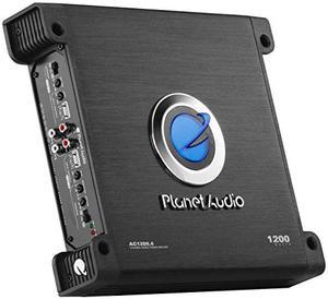 Planet Audio AC1200.4 4 Channel Car Amplifier - 1200 Watts, Full Range, Class A/B, 2-4 Ohm Stable, Mosfet Power Supply, Bridgeable