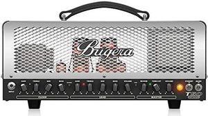 BUGERA T50-INFINIUM 50-Watt Cage-Style 2-Channel Amplifier Head with Infinium Tube Life Multiplier Silver Multicolored, (T50INFINIUM)