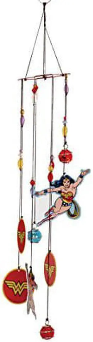 Spoontiques 11968 Wonder Woman Metal Wind Chime Spoontiques 11968 Wonder Woman Metal Wind Chime