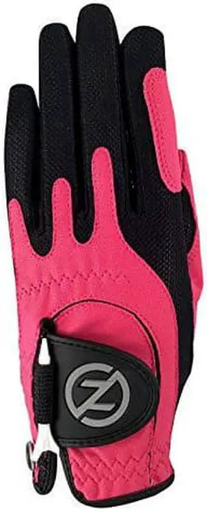 Zero Friction Junior Golf Gloves, Left Hand, One Size, Pink