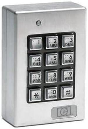 Linear 212SE Weatherproof Keypad (Silver)