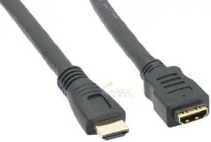 Cable Leader 15ft CL2 Rated HDMI Male to Female Extension Cable with Ethernet 24AWG