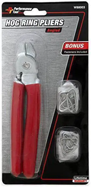 Performance Tool W88003 Professional Angled Hog Ring Plier Kit