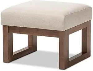 Baxton Studio BBT5200-Light Ottomans, Light Beige