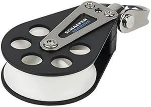 Schaefer Single 7 Series Block, Aluminum Cheeks and Delrin Plain Bearing Sheave