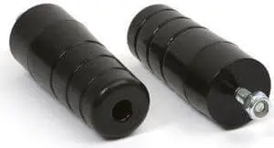Daystar, Jeep TJ Wrangler Bolt-in extended polyurethane bump stop for front or rear, fits 1997 to 2006 2/4WD, KU09037BK, Made in America, Black