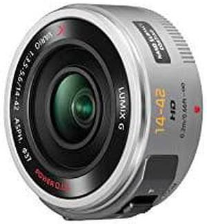 PANASONIC LUMIX G X Vario Power Zoom Lens, 14-42mm, F3.5-5.6 ASPH., Mirrorless Micro Four Thirds, POWER Optical I.S., H-PS14042S (SILVER)