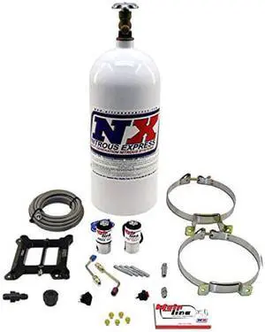 Nitrous Express ML1000 MainLine 5-10 psi Carbureted Plate System with 10 lbs. Bottle