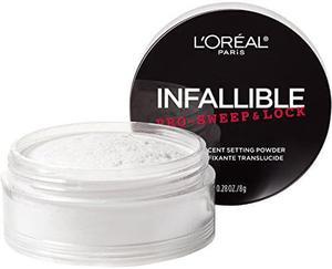 LOreal Paris Makeup Infallible ProSweep and Lock Loose Matte Setting Face Powder 028 Ounce Pack of 1