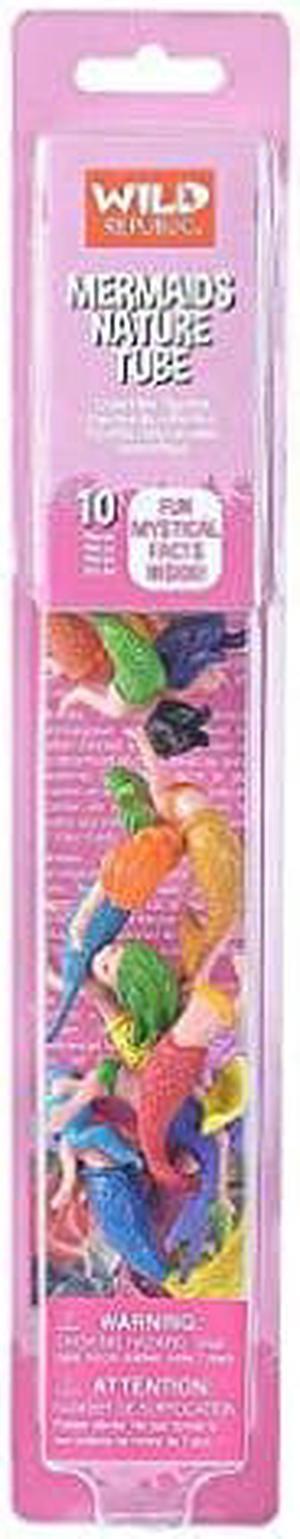 Wild Republic Mermaid Figurines Tube, Mermaid toys, Underwater, Sirens, Kids Gifts, 10-Piece
