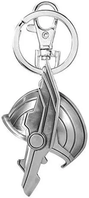 Marvel Thor Ragnarok: Thor Helmet Pewter Key Ring Novelty Keyring Multicolor, 3"