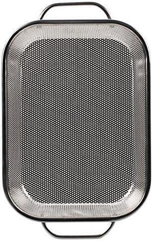 RSVP International Endurance BBQ Grilling Tools, Pierced Roasting Pan, Stainless Steel