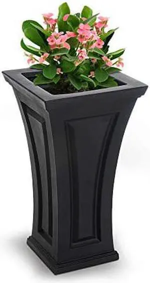 Mayne Inc Cambridge Tall Planter, Black