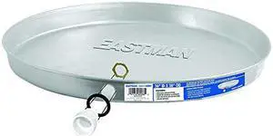 Eastman 60089 Water Heater Pan 26" ID X 28" OD, Aluminum, Silver