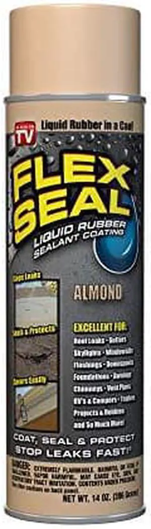 Flex Seal Spray Rubber Sealant Coating, 14-oz, Almond Flex Seal Spray Rubber Sealant Coating, 14-oz, Almond