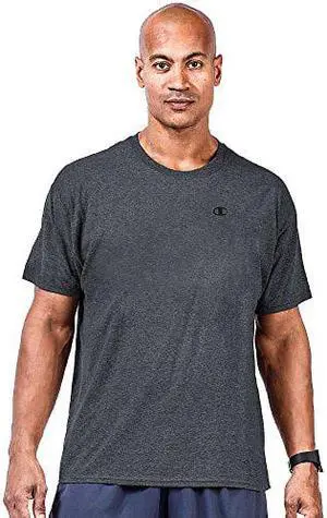 Champion Big & Tall Mens Short Sleeve Jersey Tee Granite Heather