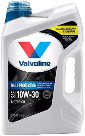 Valvoline Daily Protection SAE 10W-30 Motor Oil 5 QT, Package May Vary (Packaging May Vary)