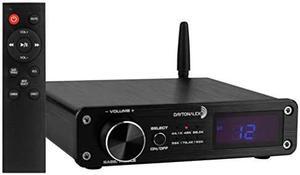 Dayton Audio DTA-PRO 100W Class D Bluetooth Amplifier with USB DAC IR Remote and Sub Output