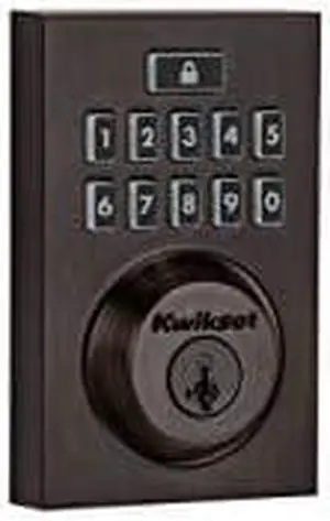 Kwikset 99130-009 Smartcode 913 Contemporary Electronic Deadbolt Featuring Smartkey In Venetian Bronze Kwikset 99130-009 Smartcode 913 Contemporary Electronic Deadbolt Featuring Smartkey In Venetian Bronze