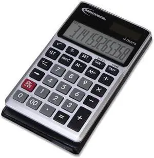 Innovera IVR15922 12-Digit LCD Display Dual Power Pocket Calculator