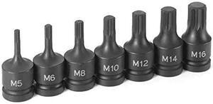 Grey Pneumatic 1307S Triple Square Driver Socket