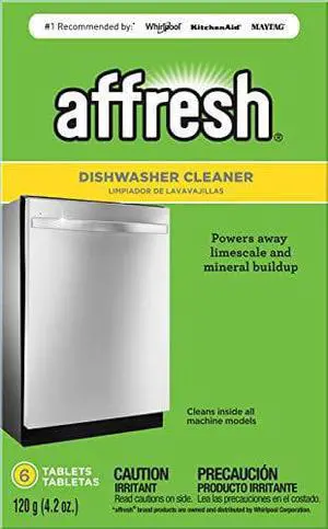 Affresh W10549851 Dishwasher Cleaner 6 Tablets Formulated to Clean Inside All Machine Models, Count