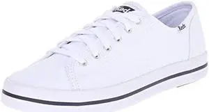 Keds Womens Kickstart Fashion Sneaker,White,8 M US