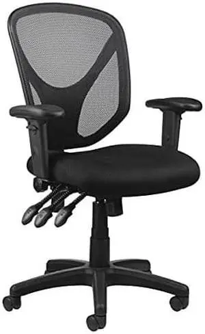 Realspace MFTC 200 Multifunction Ergonomic Super Task Chair, Black