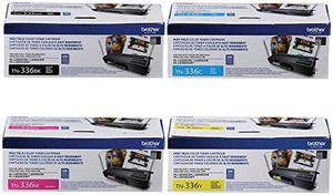 Brother TN336 Toner Cartridge ( Black,Cyan, Magenta, Yellow , 4-Pack )
