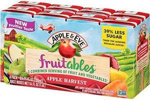 Apple  Eve Fruitables Apple Harvest Juice 8 Count Pack of 1